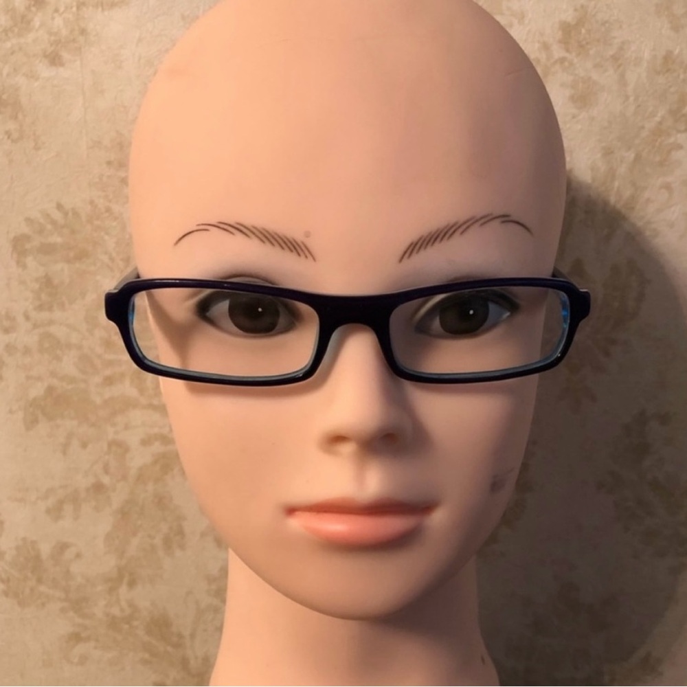 Vogue Stylish Blue Rectangular Glasses